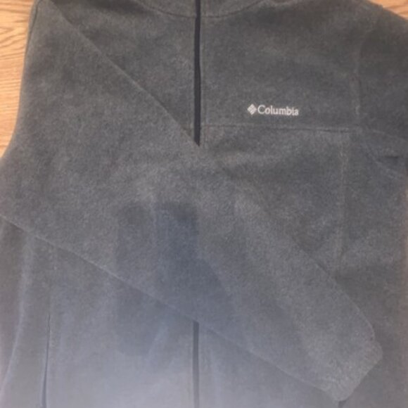 Columbia Sportswear Company Men's Gray Full Zip Fleece Jacket Size XL - Picture 1 of 8